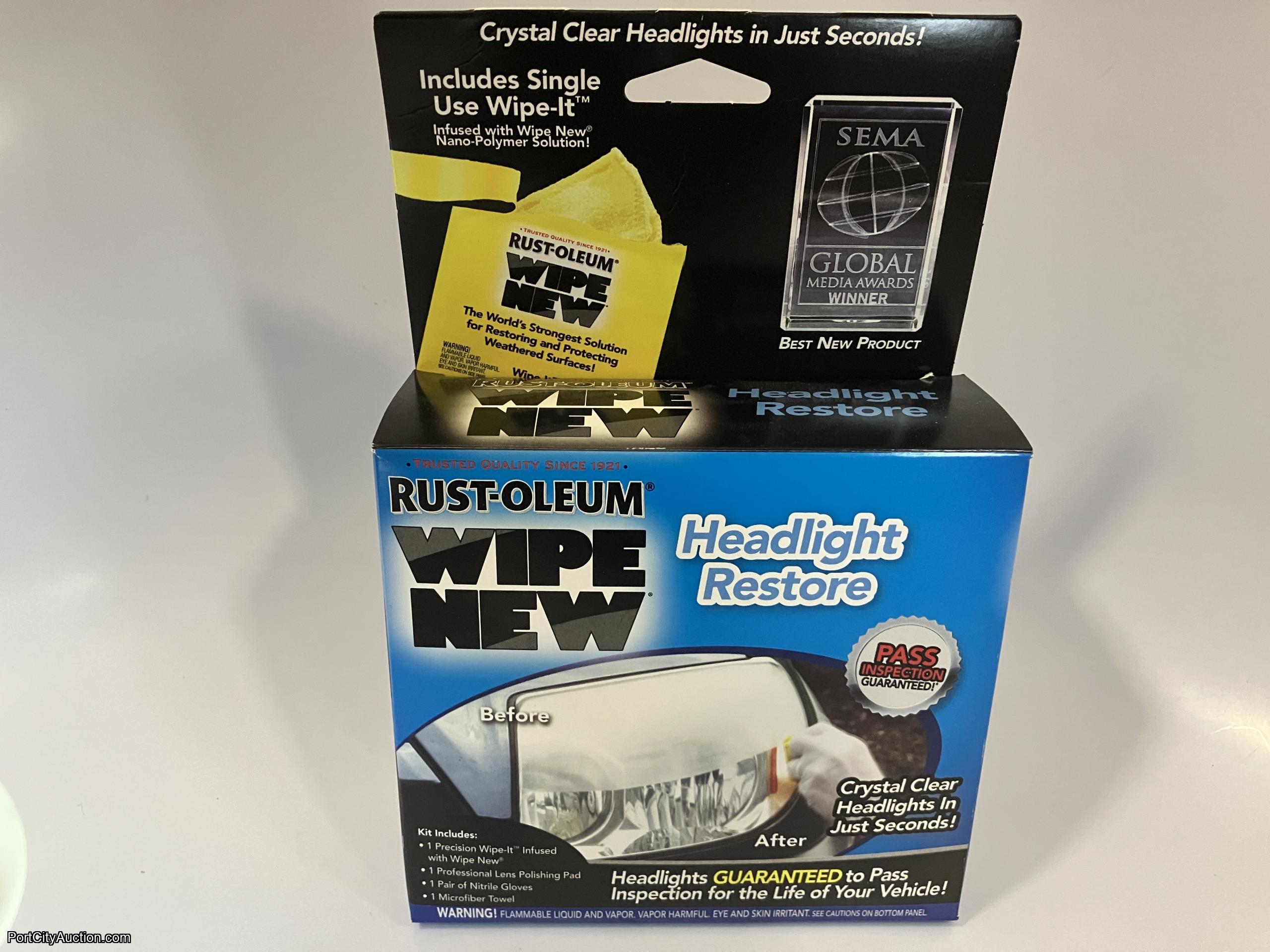 thumbnail image 2 of Rust-Oleum Corporation 381403 Rust-Oleum Wipe New Clear Lens Headlight 2 of 11