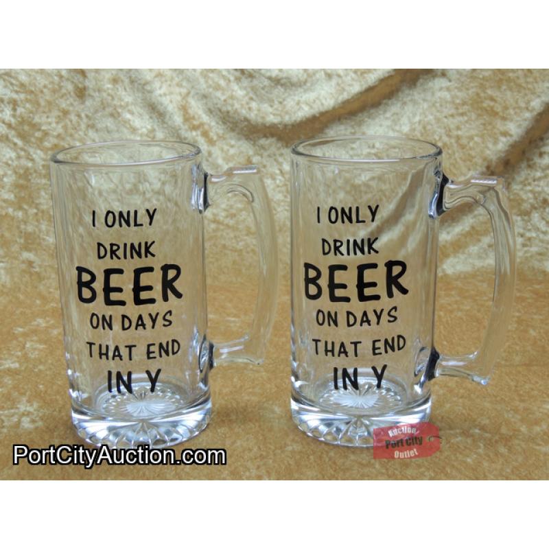 Set of 2 Beer Mugs