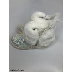 Silver Glitter Fashion Boot Toddler Size 8