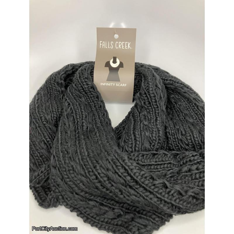 Falls Creek Black Infinity Scarf
