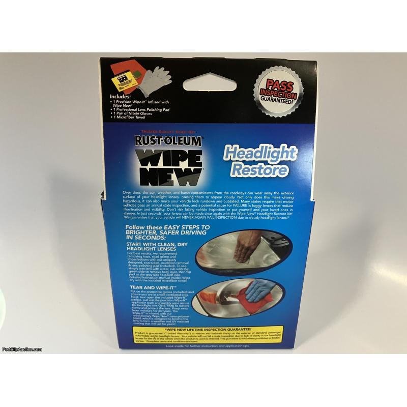 Rust-Oleum Wipe New Headlight Restore Kit