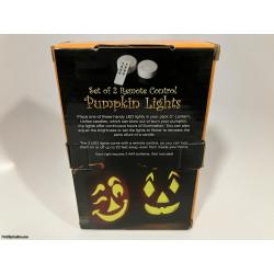 Set of 2 Remote Control Pumpkin Lights