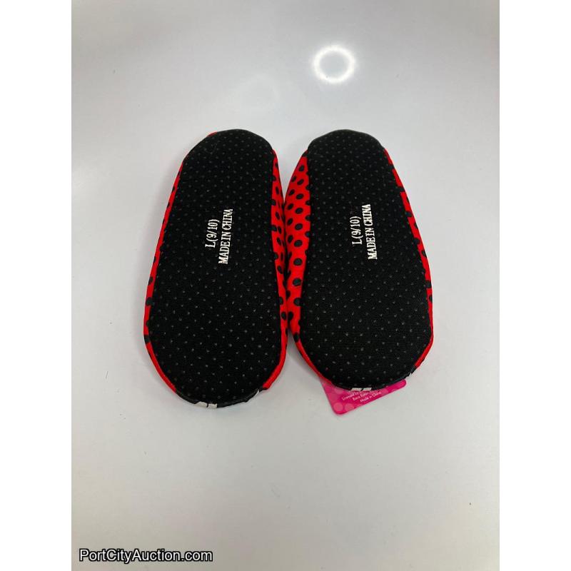 Toddler Minnie Mouse Slippers 9/10 L