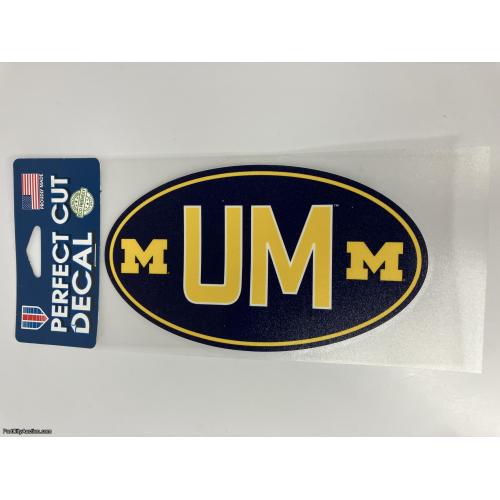 U of M Perfect Cut Decal 4x8