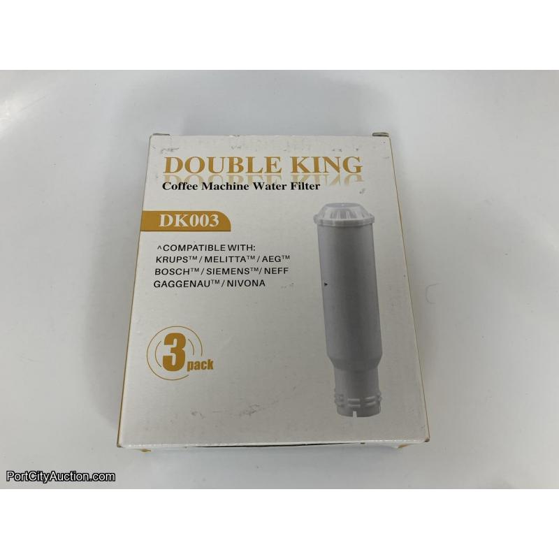 3 PACK - Double King Replacement Coffee Water Filter DK003