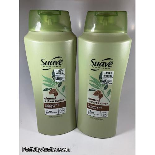 Lot of 2 Suave Almond & Shea Butter Moisturizing Shampoo 28oz