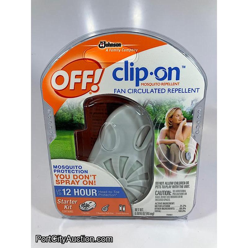 OFF! Clip On Fan Circulated Repellent - New & Sealed