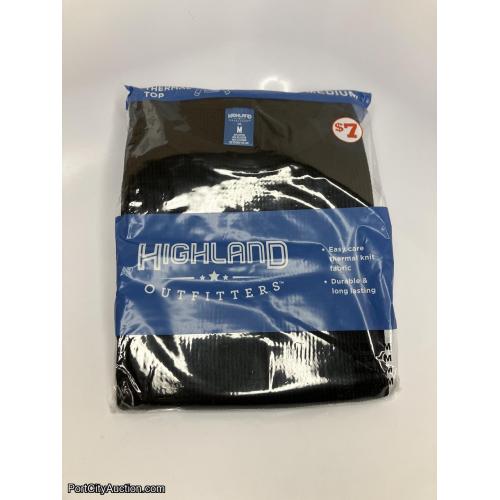 Black Thermal Top - Size Medium