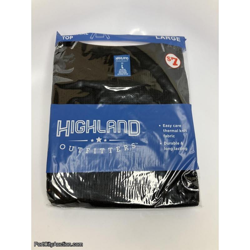 Black Thermal Top - Size Large