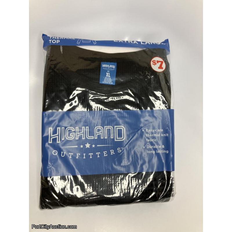 Black Thermal Top - Size Extra Large