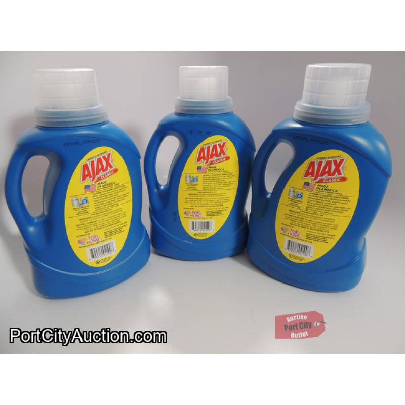 LOT OF 3 Ajax Classic Laundry Detergent 40 oz