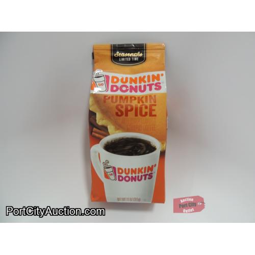 Dunkin Donuts Pumpkin Spice Limited Time Seasonals Ground Coffee