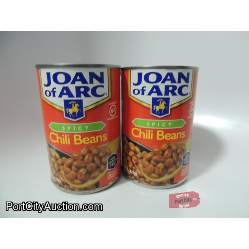 Lot of 2 Joan of Arch Spicy Chili Beans