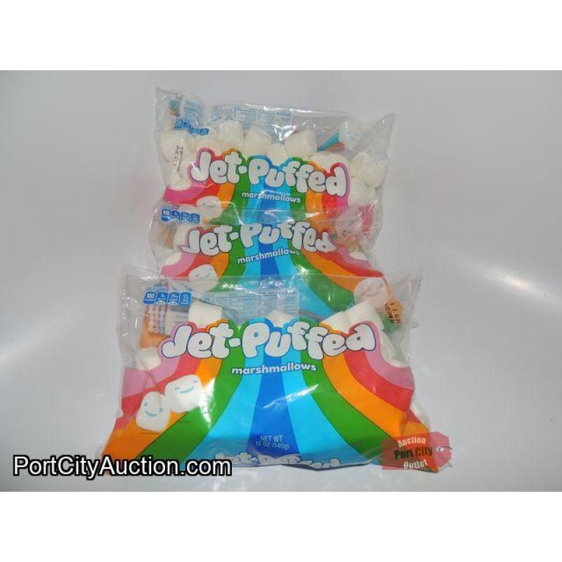 LOT OF 3 Kraft Jet Puffed Marshmallows 12 oz EACH