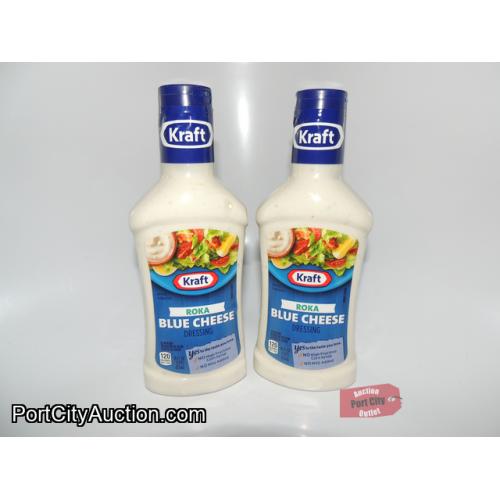 Lot of 2 Kraft Roka Blue Cheese Dressing