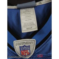 Detroit Lions #81 Calvin Johnson Blue NFL Reebok Football Jersey Adult Size S