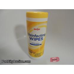Meijer Bleach-Free Disinfecting Wipes - 35 Lemon Scent Wipes