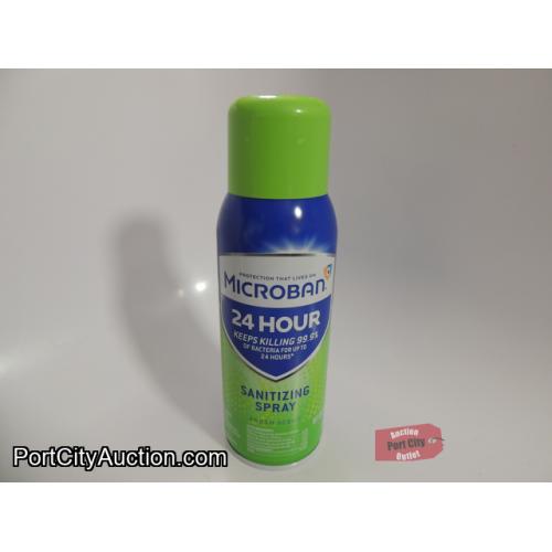 Microban 24 Sanitizing Spray - 12.5 Ounce Fresh Scent Spray
