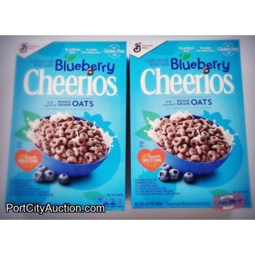 Lot of 2 Blueberry Cheerios 10.9 OZ EACH