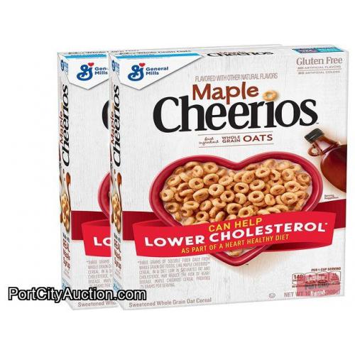 Lot of 2 Maple Cheerios 10.8 OZ EACH