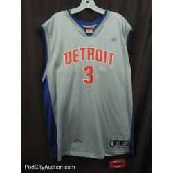 Reebok Detroit Pistons Ben Wallace #3 NBA Jersey Adult XL
